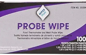 WipesPlus Thermometer Sanitizing Wipes Review Best Probe Cleaning Solution for Food Safety