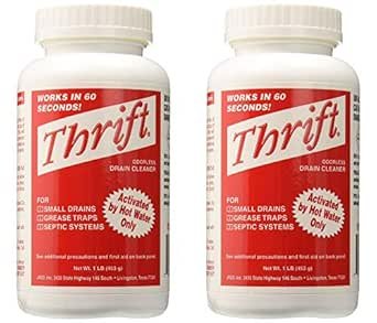 Thrift T-100 Drain Cleaner Review Fast Acting Alkaline Formula for Clogged Drains