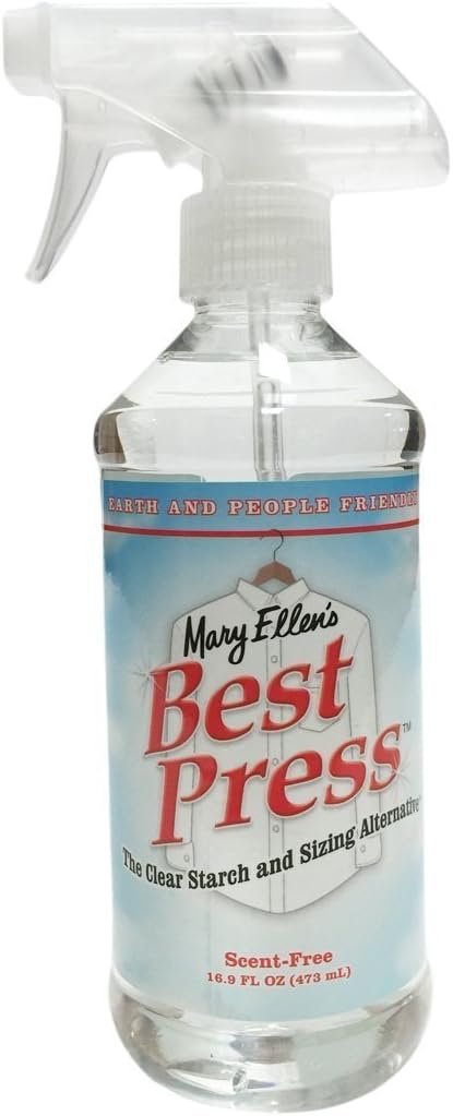 51UT428gtdL._AC_SL1141_ Mary Ellens Best Press Starch Spray Review Wrinkle Resistance and Fabric Care Insights
