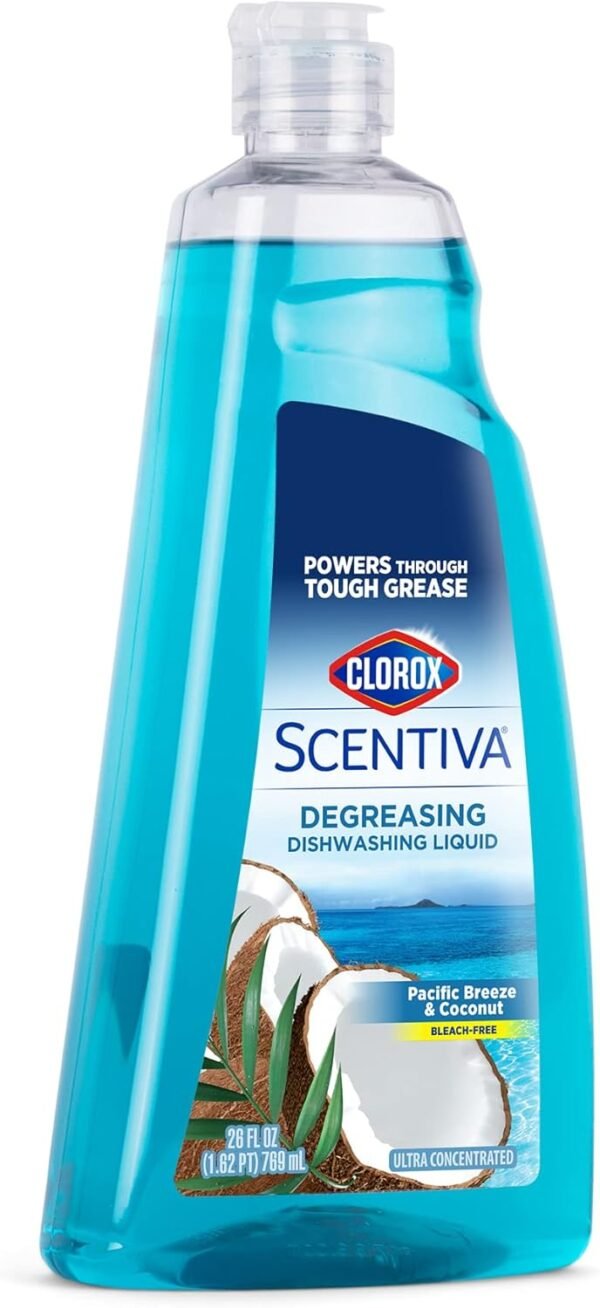 61-GJYEEoiL._AC_SL1500_ Clorox Scentiva Dish Soap Review Ultra Concentrated Grease Cutter with Tropical Scent
