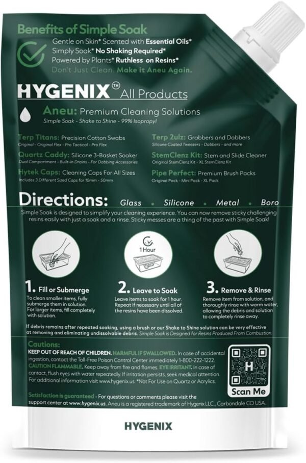 Aneu Glass Cleaner Review Soak and Rinse Formula Dissolves Tough Resin Effortlessly