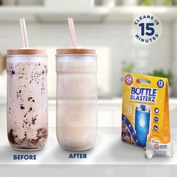 Arm & Hammer Bottle Blasterz Review Best All-Purpose Cleaner for Bottles and Tumblers