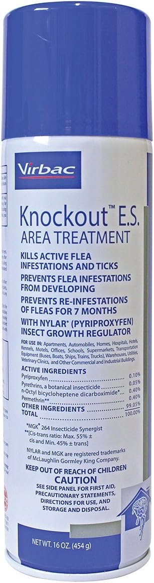 61AClqEdOL._AC_SL1200_ Virbac Knockout E.S Carpet Spray Review Flea and Tick Prevention for Dogs