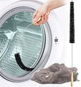 61Dpd54-p8L.__AC_SX300_SY300_QL70_ML2_ Dryer Vent Cleaner Brush Itlovei Review Deep Cleaning Flexible Lint Removal Tool