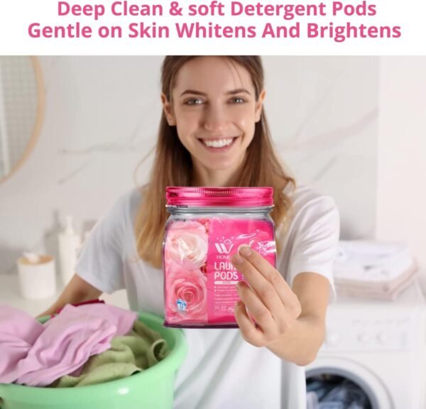 61F4oHce6RL._AC_SL1500_ WBM 5 in 1 Laundry Detergent Pods Review Powerful Stain Removal and Fresh Rose Scent