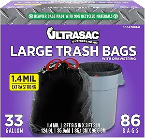 61ION1-EcRS.__AC_SX300_SY300_QL70_FMwebp_ Ultrasac 33 Gallon Heavy Duty Trash Bags Review Toughness and Value Tested