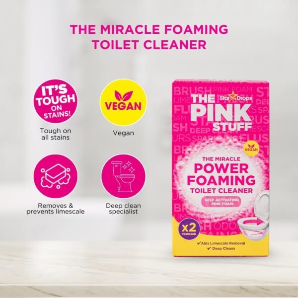 Deep Cleaning Toilet Cleaner Review Stardrops Pink Stuff Miracle Foam Power