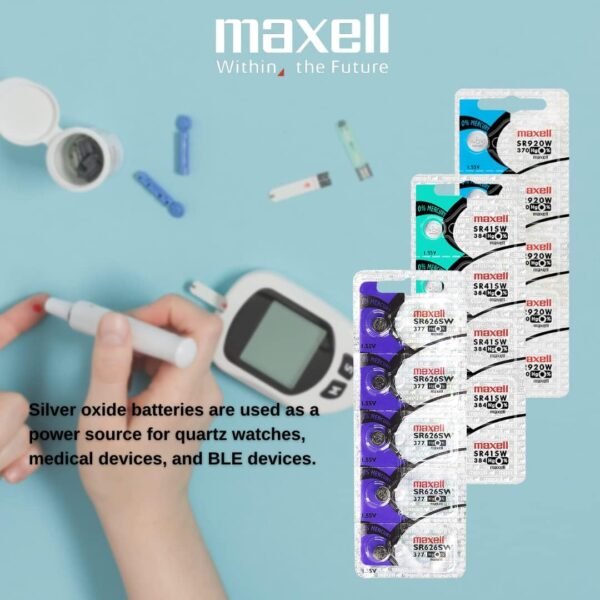 61OoRqXzB3L._AC_SL1080_ Maxell SR626SW Silver Oxide Watch Battery Review High Performance and Leak Resistance