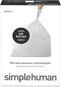 61S6a18zKeL.__AC_SX300_SY300_QL70_ML2_ Durable Trash Bags Review simplehuman 50 Percent Recycled Kitchen Drawstring Performance Tested