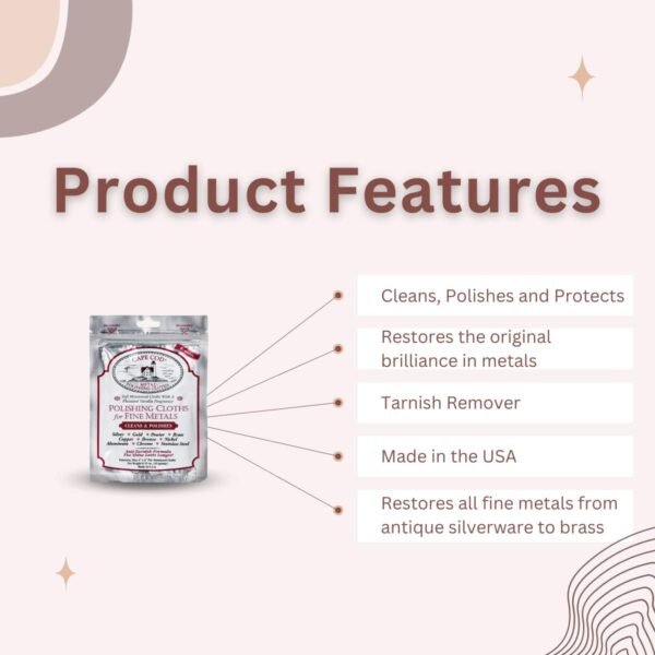 61VKEA30jL._AC_SL1200_ Cape Cod Polishing Cloths Review Best Metal Polish for Jewelry and Silver Shine