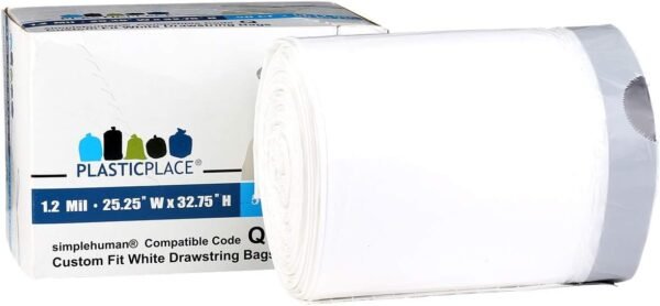 61YHgWcHv3L._AC_SL1200_ Plasticplace Custom Fit Trash Bags Review for Simplehuman Code Q Durable Liners