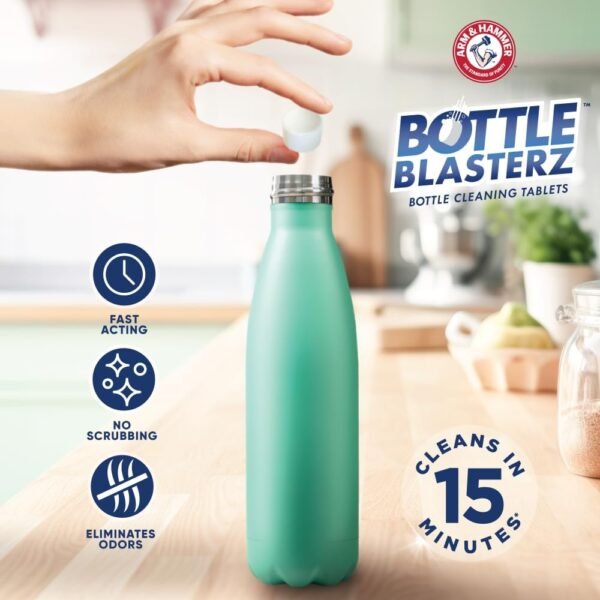 Arm & Hammer Bottle Blasterz Review Best All-Purpose Cleaner for Bottles and Tumblers