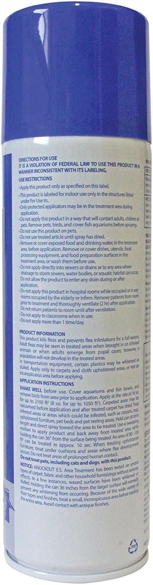 61jJxfW1qRL._AC_SL1200_ Virbac Knockout E.S Carpet Spray Review Flea and Tick Prevention for Dogs