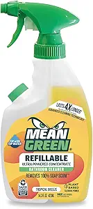 61uP7Pwgh2L.__AC_SX300_SY300_QL70_FMwebp_ Mean Green Bathroom Cleaner Refillable Concentrate Review Tropical Breeze Power and Value