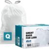 61ywqbdpPNL._AC_SL1500_ Plasticplace Custom Fit Trash Bags Review for Simplehuman Code Q Durable Liners