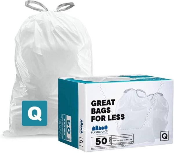 61ywqbdpPNL._AC_SL1500_ Plasticplace Custom Fit Trash Bags Review for Simplehuman Code Q Durable Liners