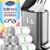 711AIeax9HL._AC_SL1500_ Teivio 1.6 Gallon Trash Bags Review Strong Drawstring Kitchen Garbage Bags