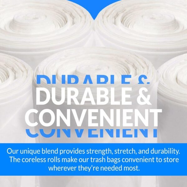 Review of Reli Clear 2-4 Gallon Trash Bags Bulk Pack for Home and Bathroom