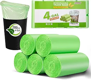 713bdGU8CzL.__AC_SX300_SY300_QL70_FMwebp_ Inwaysin Small Trash Bags 4 Gallon Review Strong Biodegradable Garbage Bags Comparison
