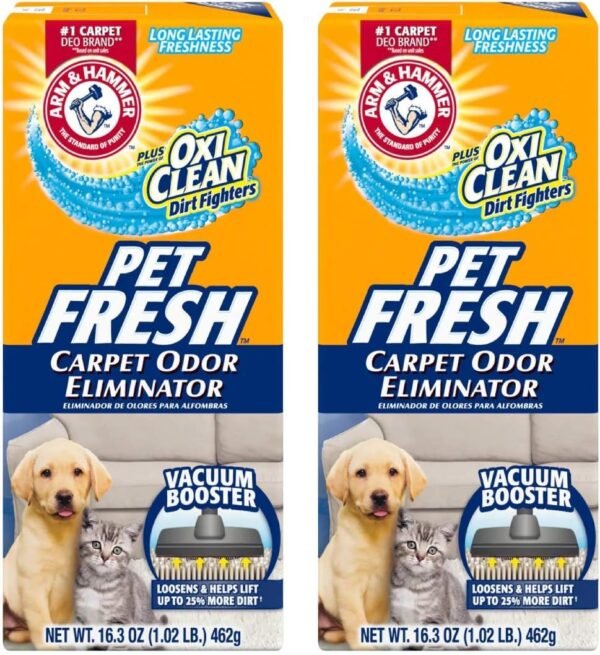 715rtjMSXL._AC_SL1100_ Arm & Hammer Carpet Deodorizer Review Pet Fresh Powder Effectiveness Tested