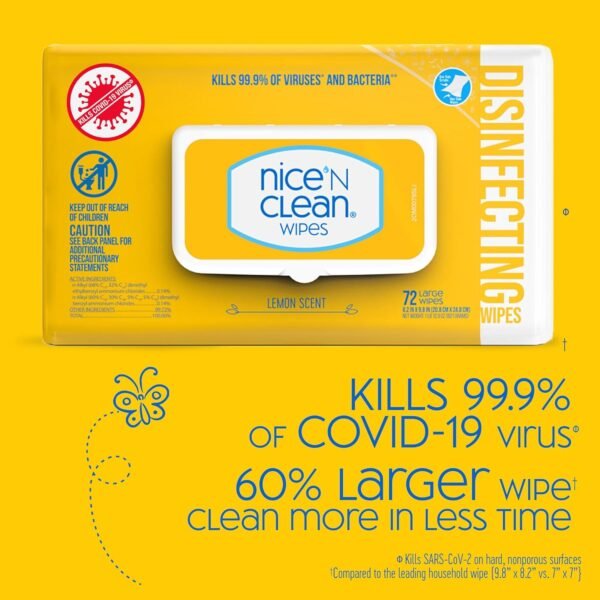 716SxXFbphL._AC_SL1500_ Nice N Clean Disinfecting Wipes Review Best Household Disinfectant Wipes by Nice-Pak
