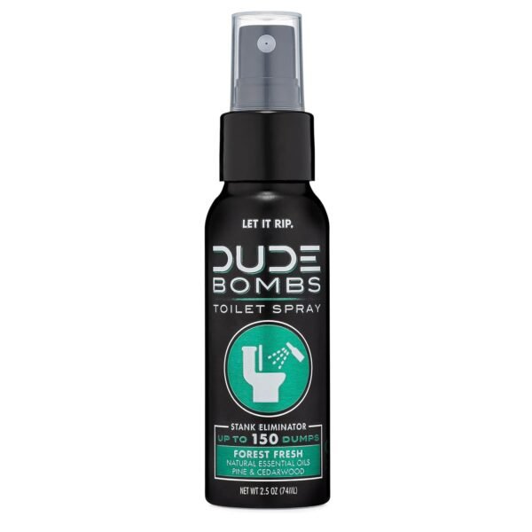 DUDE Bombs Toilet Spray Forest Fresh Review Natural Odor Eliminator Power