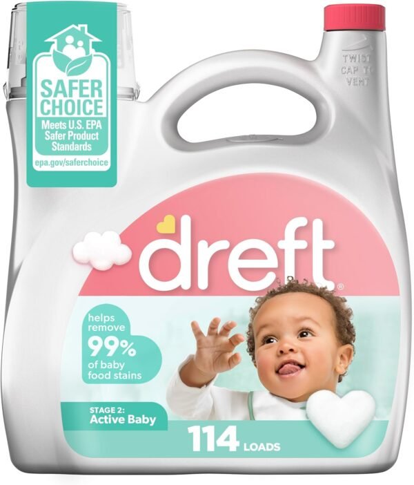 Dreft Stage 2 Baby Laundry Detergent Review Tackling Tough Stains and Sensitive Skin