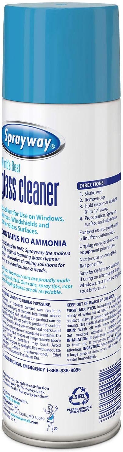 717JQRyQJ3L._AC_SL1500_ Sprayway Glass Cleaner Review Heavy-Duty Foam Formula for Streak-Free Shine