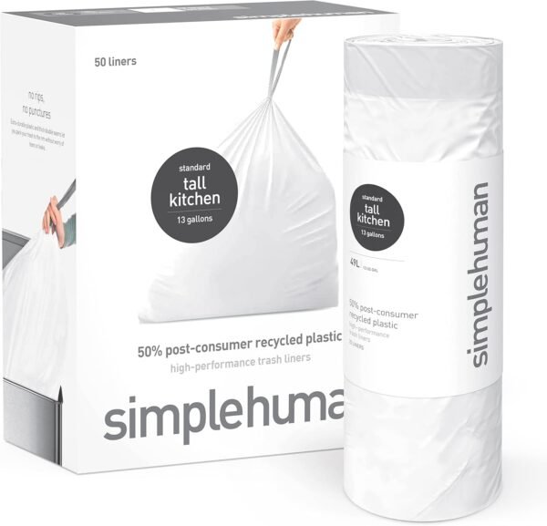 Durable Trash Bags Review simplehuman 50 Percent Recycled Kitchen Drawstring Performance Tested