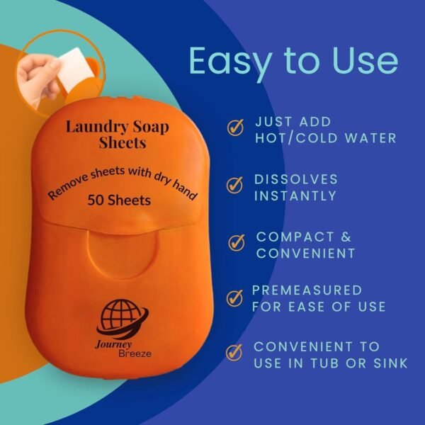 71ANtbYmbqL._AC_SL1500_ Travel Laundry Detergent Sheets Review Journey Breeze Perfect for Camping and Backpacking