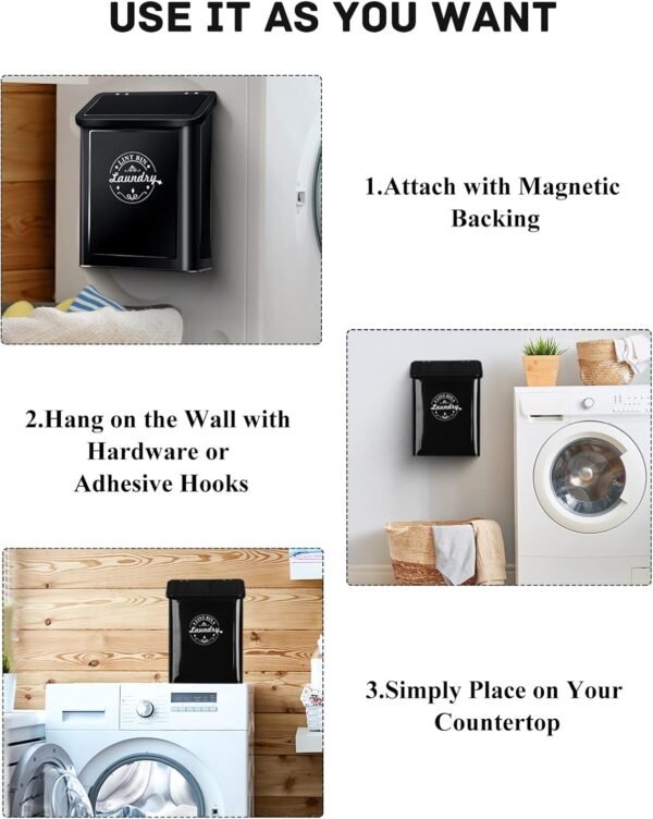 71DzLW9ZnOL._AC_SL1500_ Magnetic Lint Bin Review for Laundry Room Organization by SACREDAY Large Capacity