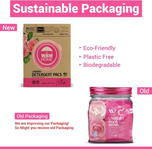 71Eic-RzoML._AC_SL1500_ WBM 5 in 1 Laundry Detergent Pods Review Powerful Stain Removal and Fresh Rose Scent