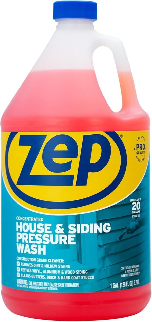 Zep House and Siding Pressure Wash Cleaner Concentrate Review for Powerful Exterior Cleaning