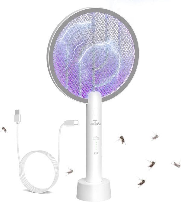 Gooqand Bug Zapper Racket Review Powerful USB Rechargeable Electric Fly Swatter