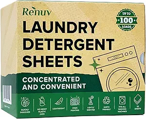 Eco Friendly Laundry Detergent Sheets Renuv Review Sustainable Cleaning Strips