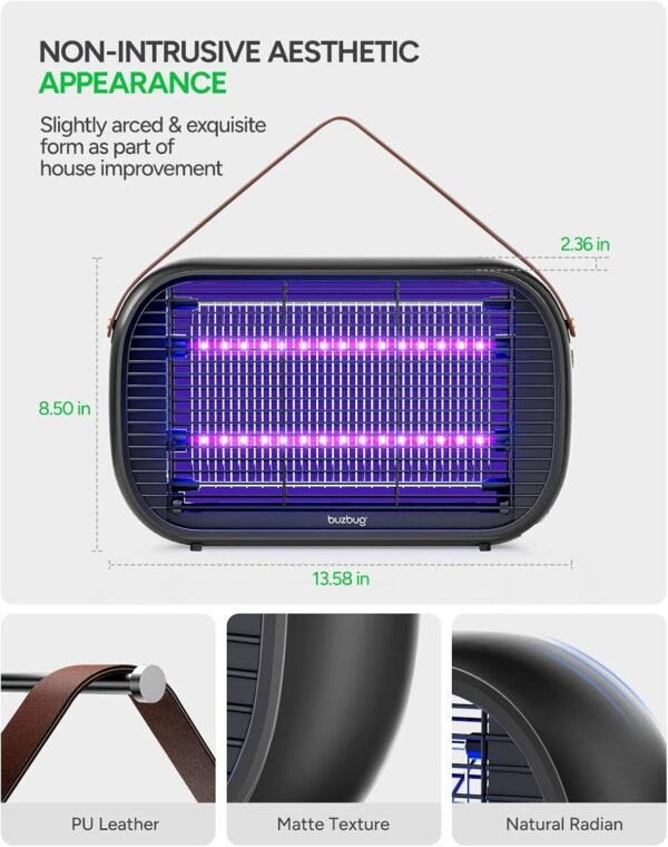 Buzbug Bug Zapper Review High-Efficiency LED Mosquito Killer for Indoor Use