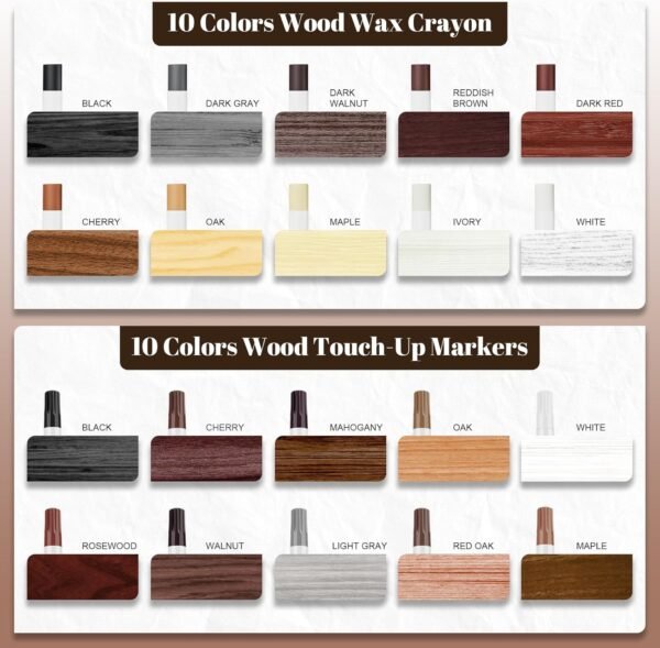 71LSh0KwjrL._AC_SL1500_ Wood Filler Sticks Review Xmnamc Best Furniture Repair Markers Kit 20 Colors