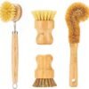 71LXr8mMSHL._AC_SL1500_ SAMEBUTECO Bamboo Dish Brushes Review Eco Friendly Kitchen Scrubbers Set