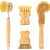 71LXr8mMSHL.__AC_SX300_SY300_QL70_FMwebp_ SAMEBUTECO Bamboo Dish Brushes Review Eco Friendly Kitchen Scrubbers Set