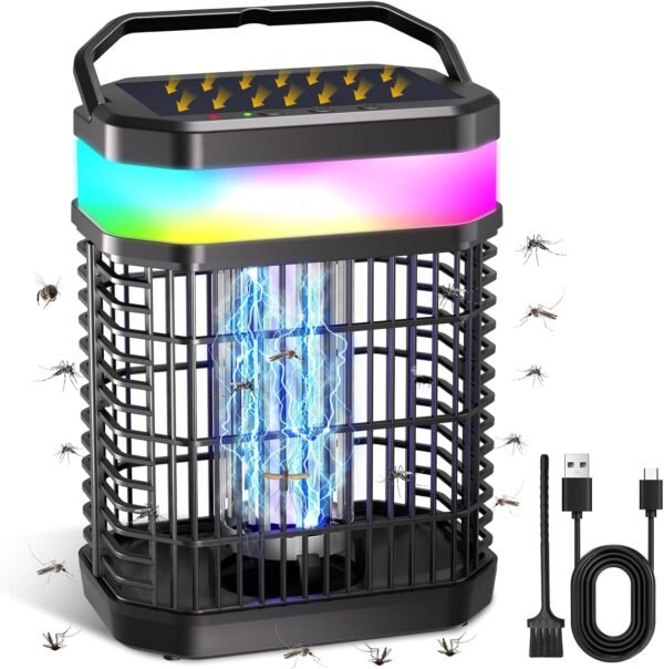 71LtkeyPfIL._AC_SL1500_ 2025 Zapguru Solar Bug Zapper Review Best Cordless Mosquito Repellent for Patio