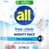 all Free Clear Laundry Detergent Pacs Review Hypoallergenic Clean for Sensitive Skin