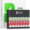 EBL Rechargeable AA Batteries Review High Capacity Long Lasting Lithium Power