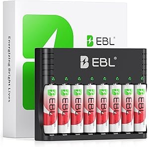 EBL Rechargeable AA Batteries Review High Capacity Long Lasting Lithium Power
