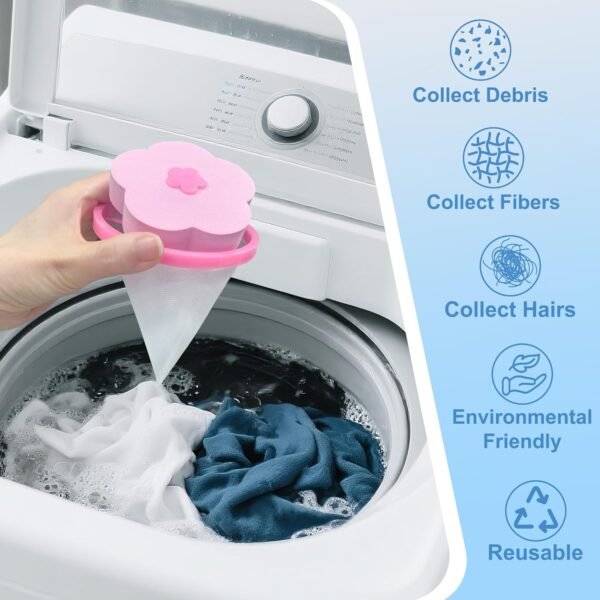 71P1Xn2ydCL._AC_SL1500_ Reusable Laundry Lint Remover Amzano Review Efficient Hair Trap for Washing Machines