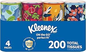 Kleenex Perfect Fit Facial Tissues Review Small Cannisters with Superior Softness and Strength