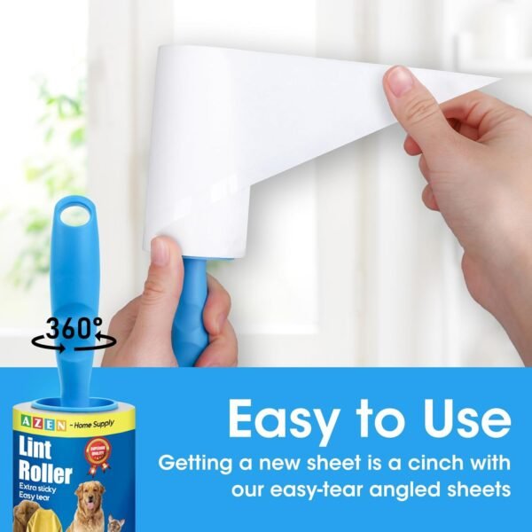 71TN1V4GUCL._AC_SL1500_ AZEN Lint Rollers Review Extra Sticky Pet Hair Remover with Upgraded Handles