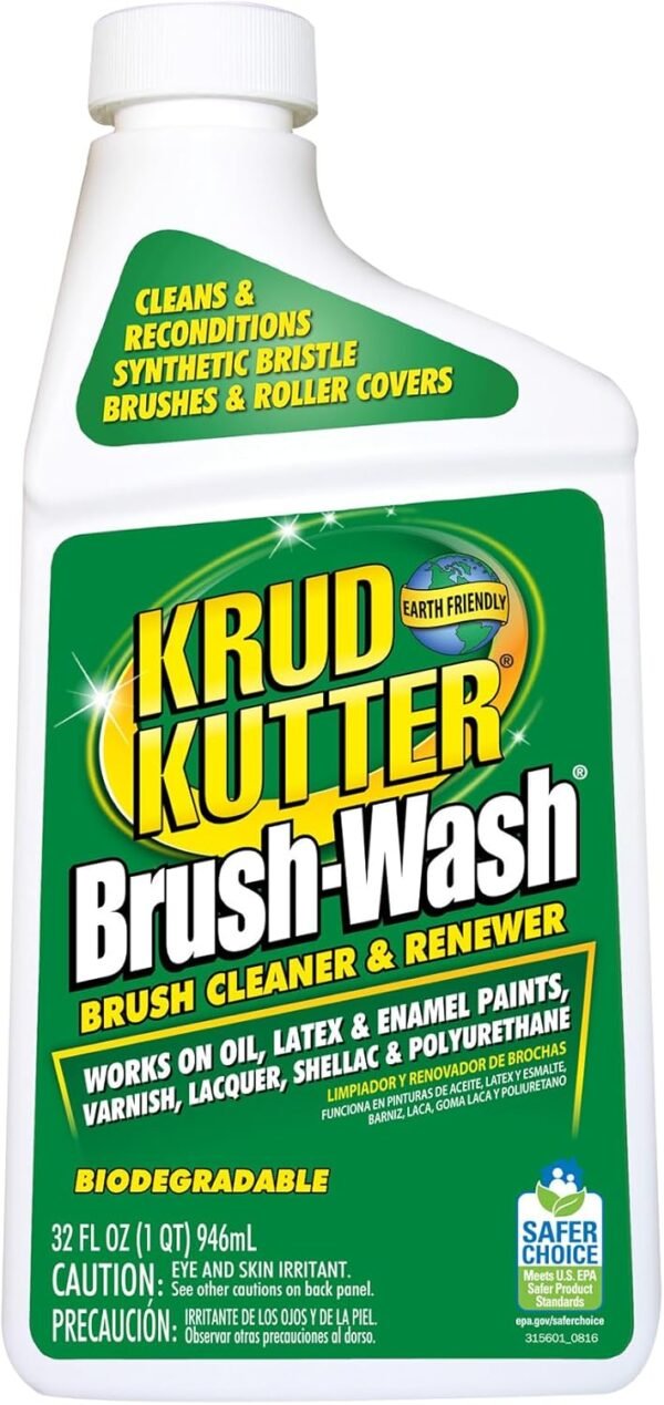 Krud Kutter Brush Wash Cleaner Review Biodegradable Paint Brush Restorer Tested