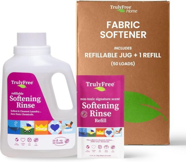 71YffZQVEL._AC_SL1500_ Liquid Fabric Softener Truly Free Review Plant-Based Formula Safe for Sensitive Skin