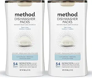 71ZBcBKukcL.__AC_SX300_SY300_QL70_FMwebp_ Method Dishwasher Detergent Packs Review Powerful Plant-Based Stain Lifting and Grease Removal