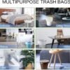 Magesh 4 Gallon Trash Bags Review Clear Durable Wastebasket Liners for Bathroom